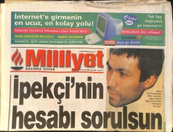 Milliyet Gazetesi 14 Haziran 2000 - İpekçi'nin Hesabı Sorulsun - Fatima Mucizesi Ağca'ya Af Getirdi GZ2649 - Gökçekoleksiyon