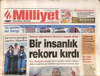 Milliyet Gazetesi 14 Haziran 2004 - Kaçak Manzaralı Başkan Odası GZ108462 - 1