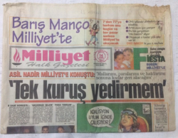 Milliyet Gazetesi 14 Kasım 1993 - Barış Manço Milliyette - GZ15777 - 1