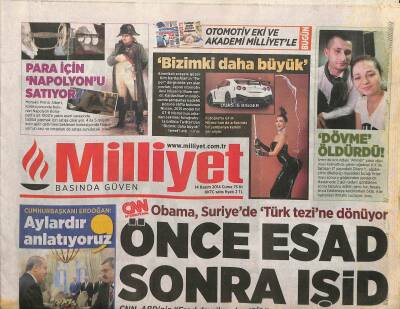 Milliyet Gazetesi 14 Kasım 2014 - Para İçin Napolyonu Satıyor GZ115873 - 1