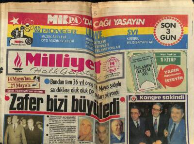 Milliyet Gazetesi 14 Mayıs 1986 - Doğum Günü Hediyesi GZ56733 - 1