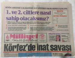 Milliyet Gazetesi 14 Ocak 1993 - Körfezde İnat Savaşı - GZ15968 - 1