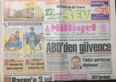 Milliyet Gazetesi 14 Şubat 1992 - ABDden Güvence - GZ12654 - 1