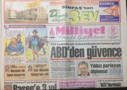 Milliyet Gazetesi 14 Şubat 1992 - ABDden Güvence - GZ12654 - 2