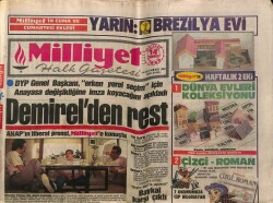 Milliyet Gazetesi 14 Temmuz 1988 - Evrenden At Ve Kıbrıs Atağı GZ61652 - 2