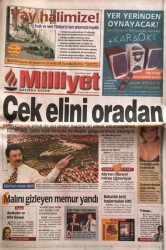 Milliyet Gazetesi 14 Temmuz 2000-Melih Gökçekin Hedefi Şimdide Anıtkabir GZ45023 - 2