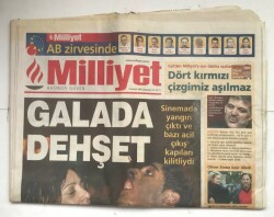Milliyet Gazetesi 15 Aralık 2004 - Galada Dehşet GZ5973 - 2
