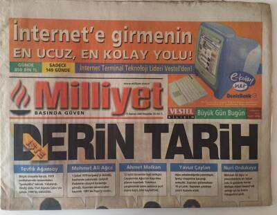 Milliyet Gazetesi 15 Haziran 2000 - Ağca Kaçırılmadan Önce Tarih 10 Eylül 1979 Derin Tarih GZ22834 - 1