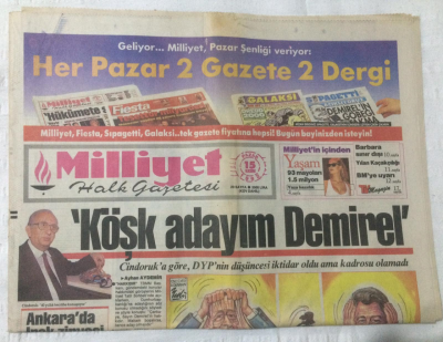 Milliyet Gazetesi 15 Kasım 1992 - Trabzonda Yine Hüsran - GZ15929 - 2