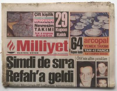 Milliyet Gazetesi 15 Mayıs 1996 - Araba Sevdası GZ3043 - 1