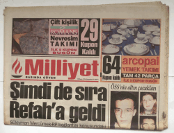 Milliyet Gazetesi 15 Mayıs 1996 - Şimdi Sıra Refaha Geldi GZ5237 - 1