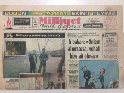 Milliyet Gazetesi 15 Nisan 1979 - 6 BakanÖnlem Alınmazsa Vebali Bize Ait Olmaz GZ51663 - 1