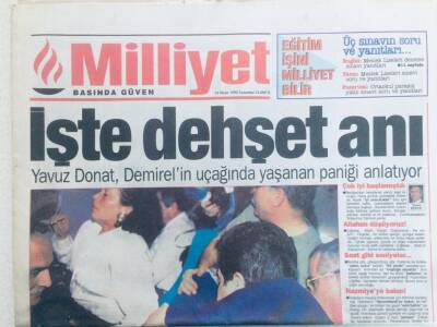 Milliyet Gazetesi 15 Nisan 1995 - İşte Dehşet Anı GZ40326 - 1