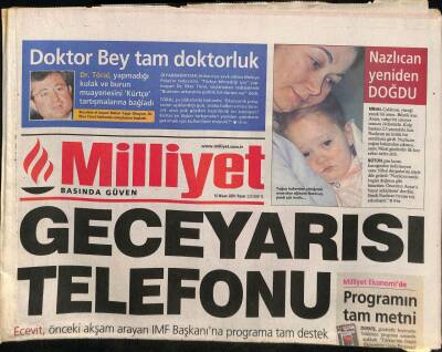 Milliyet Gazetesi 15 Nisan 2001 - Bu Yıl En Çok Vergi Veren Sanatçı Olan Beyaz , Hem Mutlu Hem De Endişeli GZ93804 - 1