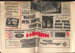 Milliyet Gazetesi 15 Şubat 1969 - Nizamı Koruma Kanunu Meclise Geldi..20 Bin Öğretmen Yürüyüş Yapacak GZ58789 - 1