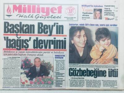 Milliyet Gazetesi 15 Şubat 1993 - Özalın Kuşatma Seferi GZ42356 - 1
