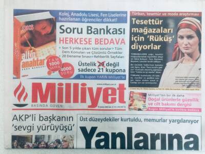 Milliyet Gazetesi 15 Şubat 2005 - Üst Düzeydekiler Kurtuldu Memurlar Yargılanıyor GZ40312 - 1