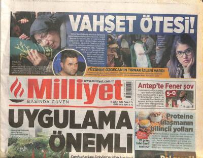 Milliyet Gazetesi 15 Şubat 2015 - Erdoğan Kübada Saray Beni Büyüledi - Otopark Sertifikası Tapuya İşlenecek GZ106090 - 1