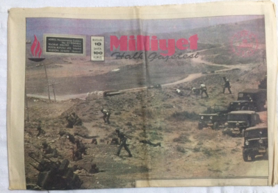 Milliyet Gazetesi 16 Ağustos 1974 - Magosaya Girdik.Atilla I Ve II Hatlarına Ulaştık - GZ21209 - 1
