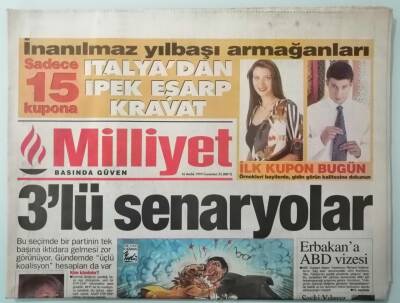 Milliyet Gazetesi 16 Aralık 1995 CHPli Elçiye Suikast İhbarı -GZ33434 - 1
