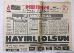 Milliyet Gazetesi 16 Ekim 1981 - Hayırlı Olsun - GZ15674 - 1