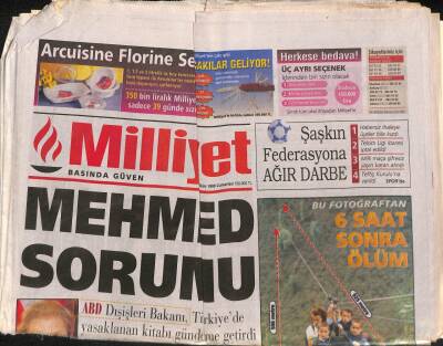 Milliyet Gazetesi 16 Ekim 1999 - ABD Dışişleri Bakanı , Türkiyede Yasaklanan Kitabı Gündeme Getirdi GZ91991 - 1