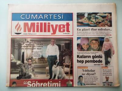 Milliyet Gazetesi 16 Ekim 2004 Elveda Mühendislik Hoşgeldin Altın Portakal -GZ14630 - 1