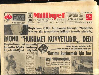 Milliyet Gazetesi - 16 Eylül 1962 - Kruşçev Sabinayı Görmeliydi GZ110275 - 1