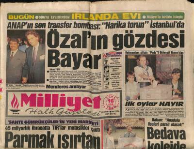 Milliyet Gazetesi 16 Eylül 1988 - Naim Süleymanoğlunu Seule Uğurluyoruz GZ89114 - 1