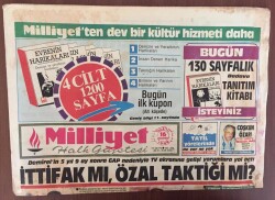 Milliyet Gazetesi 16 Haziran 1986 - Demirel 5 Yıl 9 Ay Sonra TV Ekranlarında İttifak mı , Özal Taktiği mi Yapıyor GZ10308 - 1