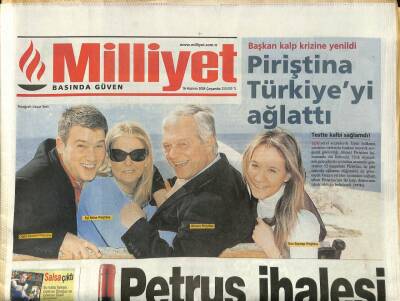 Milliyet Gazetesi 16 Haziran 2004 - Petrus İhalesi, Piriştina Türkiyeyi Ağlattı GZ97285 - 1