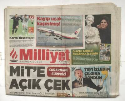 Milliyet Gazetesi 16 Mart 2014 - Arabalı Vapurda Dehşet Anları GZ7042 - 1