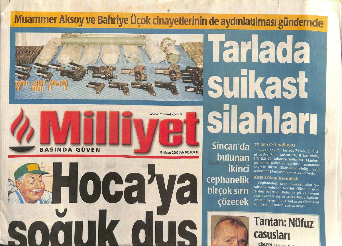 Milliyet Gazetesi 16 Mayıs 2000 - Galatasaray Kopenhag'da - Terim: Bu Sevgiye Layık Olacağız GZ157505 - 1