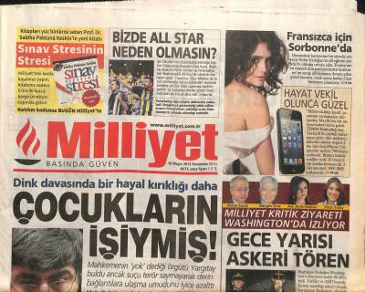 Milliyet Gazetesi 16 Mayıs 2013 - AP-CHP Arasında Düzeltme Krizi - Victorias Secret Modellerinden Bisutti Sade Bir Ev Kadını Oldu GZ106094 - 1