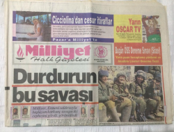 Milliyet Gazetesi 16 Nisan 1993 - Durdurun Bu Savaşı - GZ15978 - 2