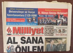 Milliyet Gazetesi 16 Nisan 2000 - Türkler UEFA ya Meydan Okuyor GZ6930 - 1