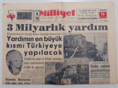Milliyet Gazetesi - 16 Ocak 1956 - Koska Caddesi Genişletiliyor GZ112114 - 1