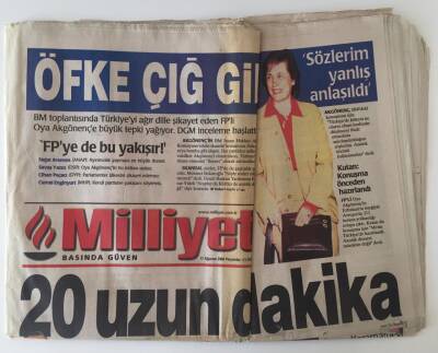 Milliyet Gazetesi 17 Ağustos 2000 - 17 Ağustos Depreminin Üstünden 1 Yıl Geçti Bu Kez Halk Sarstı GZ11515 - 2