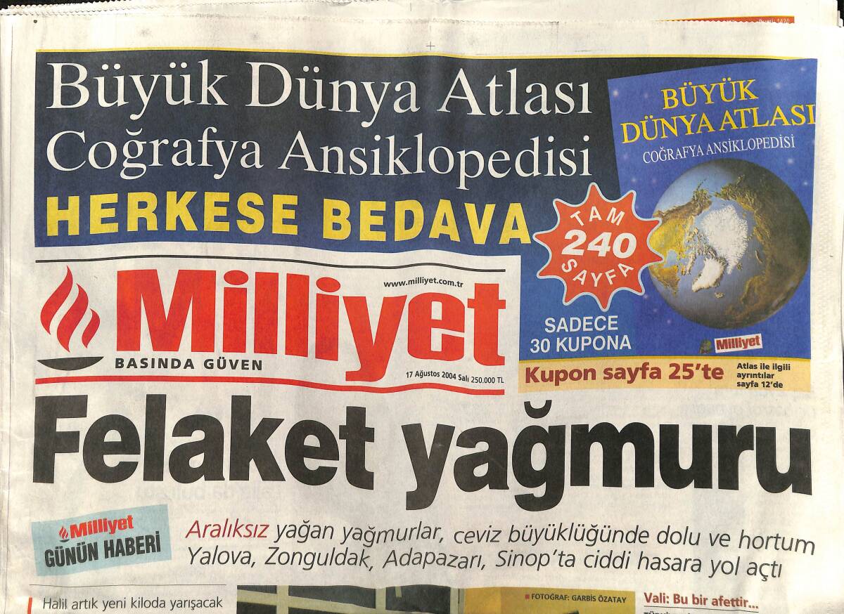 Milliyet Gazetesi 17 Ağustos 2004 - Hilton Otelleri Varisi Evlendi - Alex: Uyuyan Taraftar İstemiyoruz GZ157381 - 1