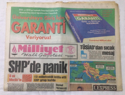 Milliyet Gazetesi 17 Eylül 1992 - Ayağına Sağlık Hami - GZ15727 - 2