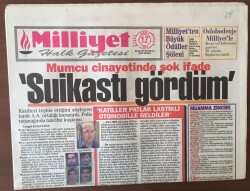 Milliyet Gazetesi 17 Eylül 1993 - Uğur Mumcu Cinayetinde Şok Tanık İfadesi GZ6711 - 1
