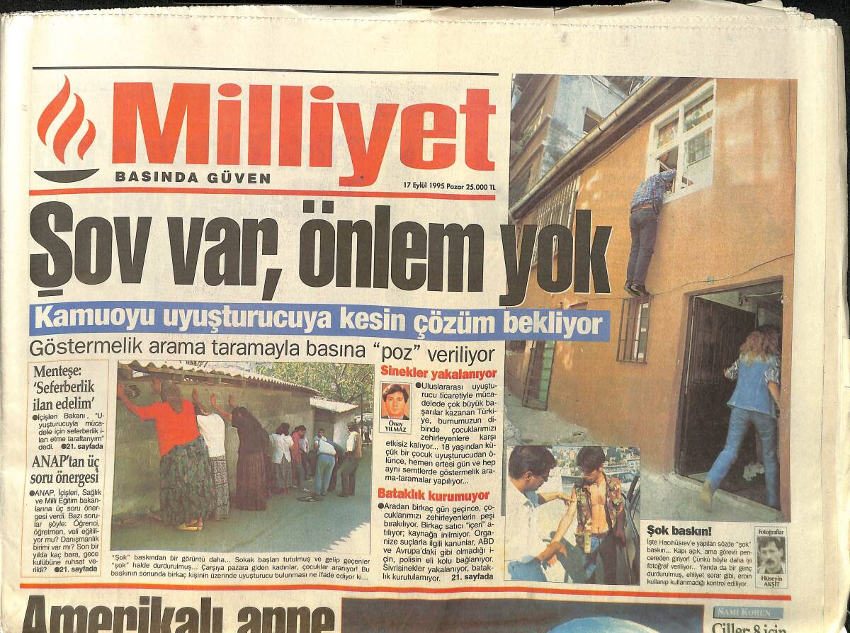 Milliyet Gazetesi 17 Eylül 1995 - Söz Tomris Hanım'da - Fener'in Tadı Kaçtı GZ157274 - 1