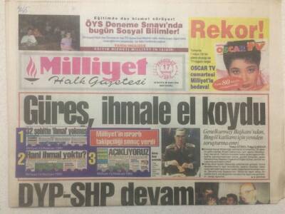 Milliyet Gazetesi 17 Haziran 1993 - DYP-SHP Devam GZ51523 - 1