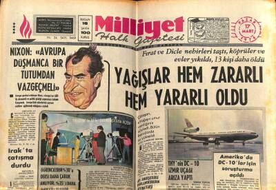 Milliyet Gazetesi 17 Mart 1974 - Tüsiad,Hükümetin Ekonomik Kararları Güvensizlik Yaratıcı Nitelikte GZ59445 - 1