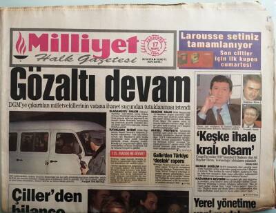 Milliyet Gazetesi 17 Mart 1994 Nevruz Resmi Bayram Olacak - GZ37670 - 1