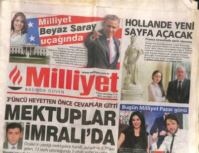 Milliyet Gazetesi 17 Mart 2013 - Nevre Serezli Keşke Metine Çok Kızıp Hüznümü Azaltabilsem GZ106127 - 1