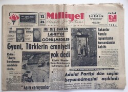 Milliyet Gazetesi 17 Mayıs 1964- Adalet Partisi Dün Seçim Beyannamesini Açıkladı GZ6211 - 2