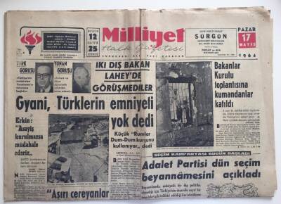 Milliyet Gazetesi 17 Mayıs 1964- Adalet Partisi Dün Seçim Beyannamesini Açıkladı GZ6211 - 1