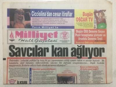 Milliyet Gazetesi - 17 Nisan 1993 - Savcılar Kan Ağlıyor GZ51363 - 1