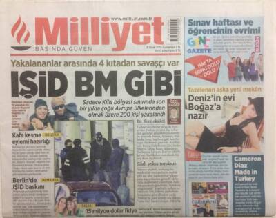 Milliyet Gazetesi 17 Ocak 2015 - Deniz Akkayanın Evi Boğaza Nazır GZ29604 - 1